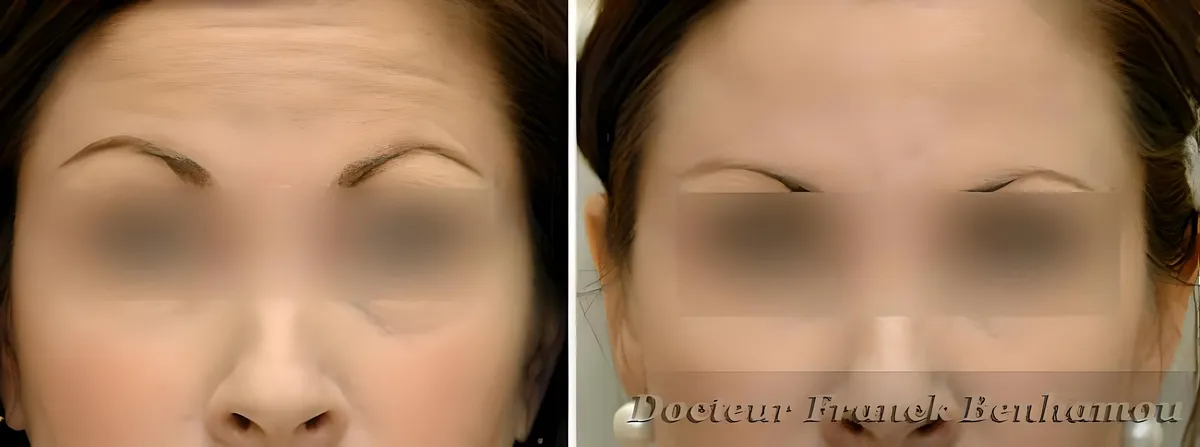 Photos avant/après botox